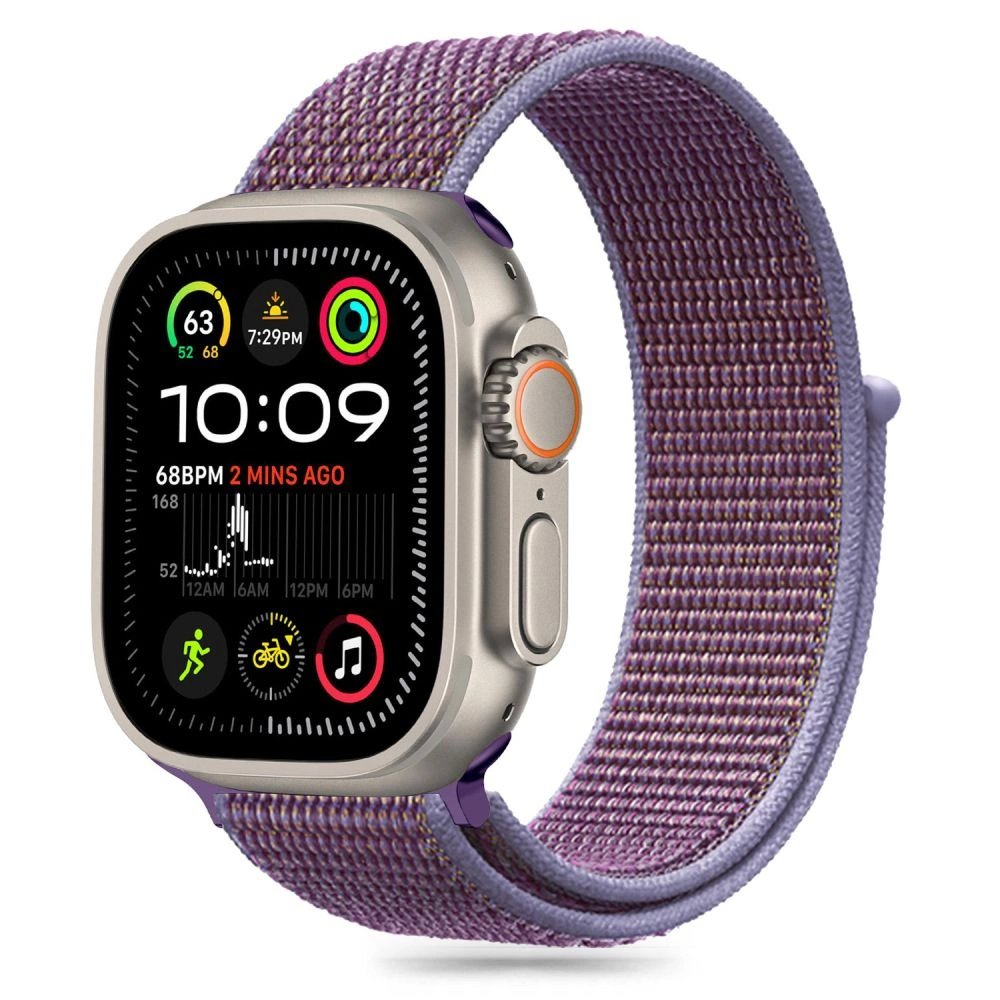 Tech-Protect Nylon Apyrankė Apple Watch 6 / 7 / 8 / 9 / 10 / SE (40 / 41 / 42 MM) - violetinis Tech-Protect Nylon Apyrankė Apple Watch 6 / 7 / 8 / 9 / 10 / SE (40 / 41 / 42 MM) - violetinis