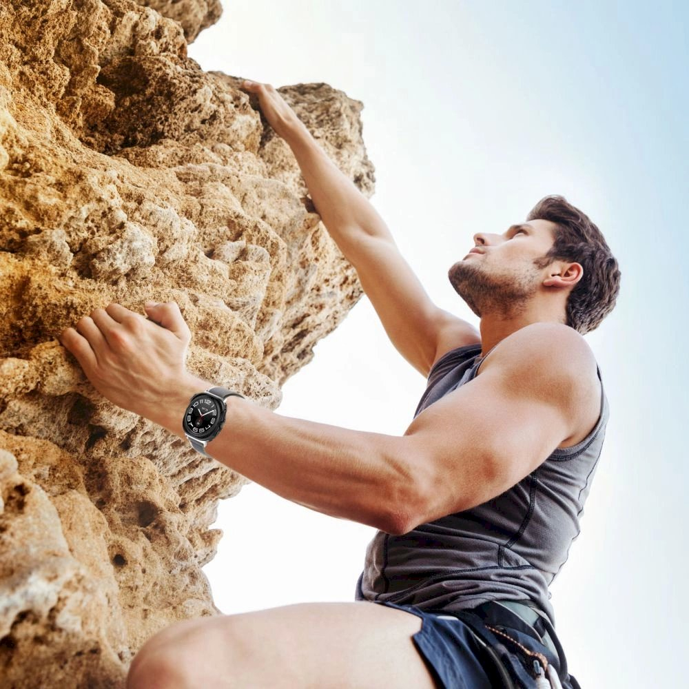 Tech-Protect Nylon Apyrankė Samsung Galaxy Watch Ultra (47mm) - Juodas/Orange 4 Tech-Protect Nylon Apyrankė Samsung Galaxy Watch Ultra (47mm) - Juodas/Orange 4