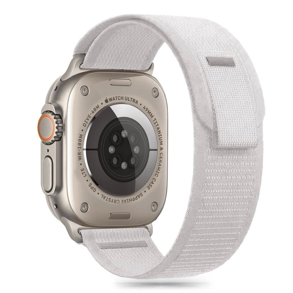 Tech-Protect Nylon Stripe Apyrankė Apple Watch 6 / 7 / 8 / 9 / 10 / SE / Ultra 1 / 2 (44 / 45 / 46 / 49 MM) - Pilkas Tech-Protect Nylon Stripe Apyrankė Apple Watch 6 / 7 / 8 / 9 / 10 / SE / Ultra 1 / 2 (44 / 45 / 46 / 49 MM) - Pilkas