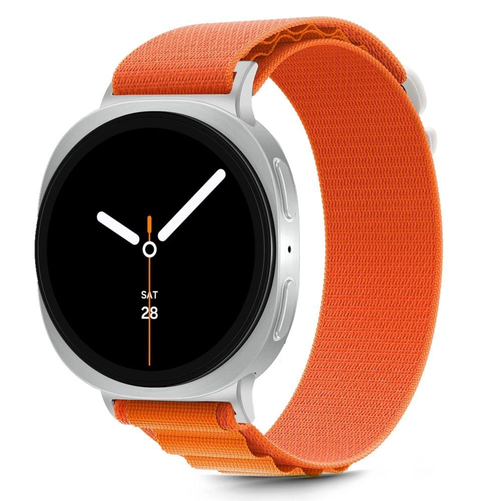 Samsung Galaxy Watch 40/44/46 mm Tech-Protect Nylon Stripe nailoninis dirželis – oranžinis 1