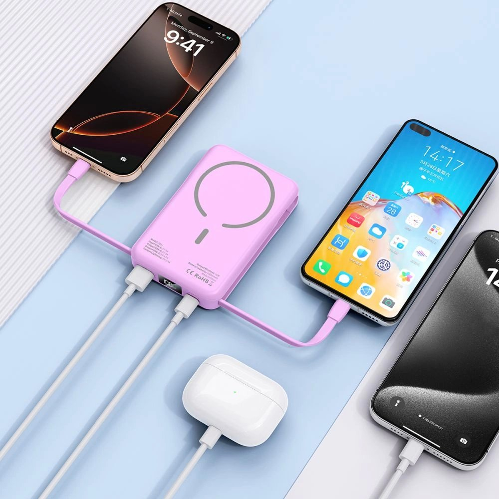 Tech-Protect PB31 MagSafe Powerbank 10000mAh – violetinis 7