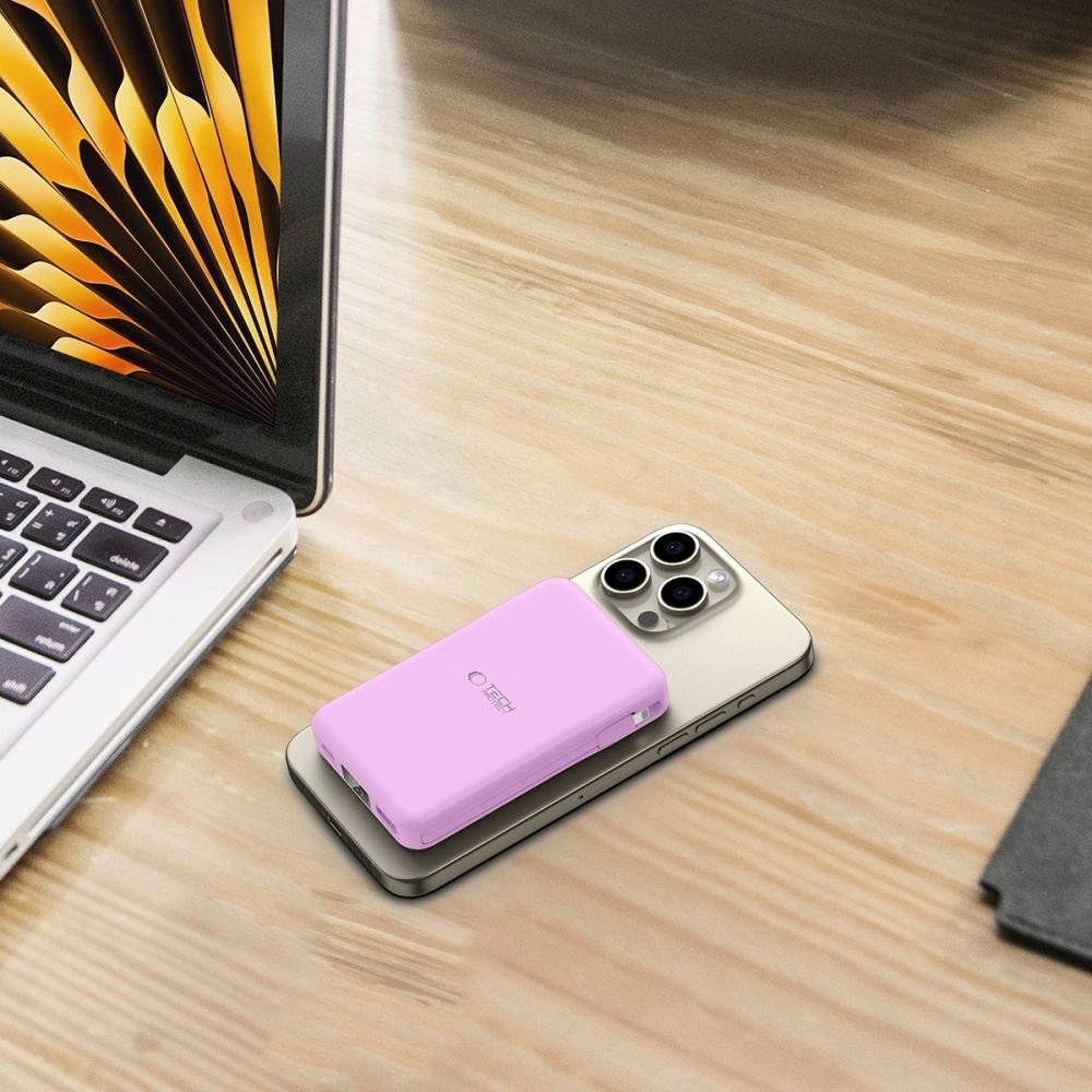 Tech-Protect PB31 MagSafe Powerbank 10000mAh – violetinis 8