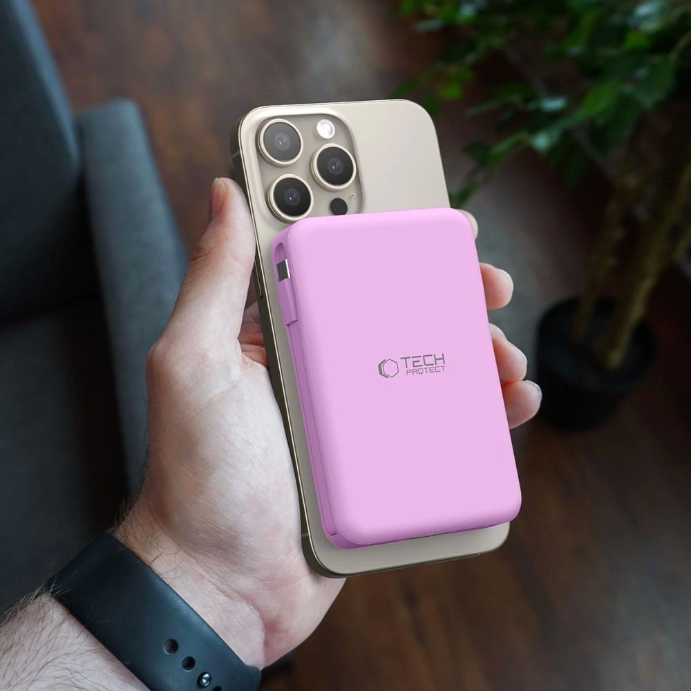 Tech-Protect PB31 MagSafe Powerbank 10000mAh – violetinis 9