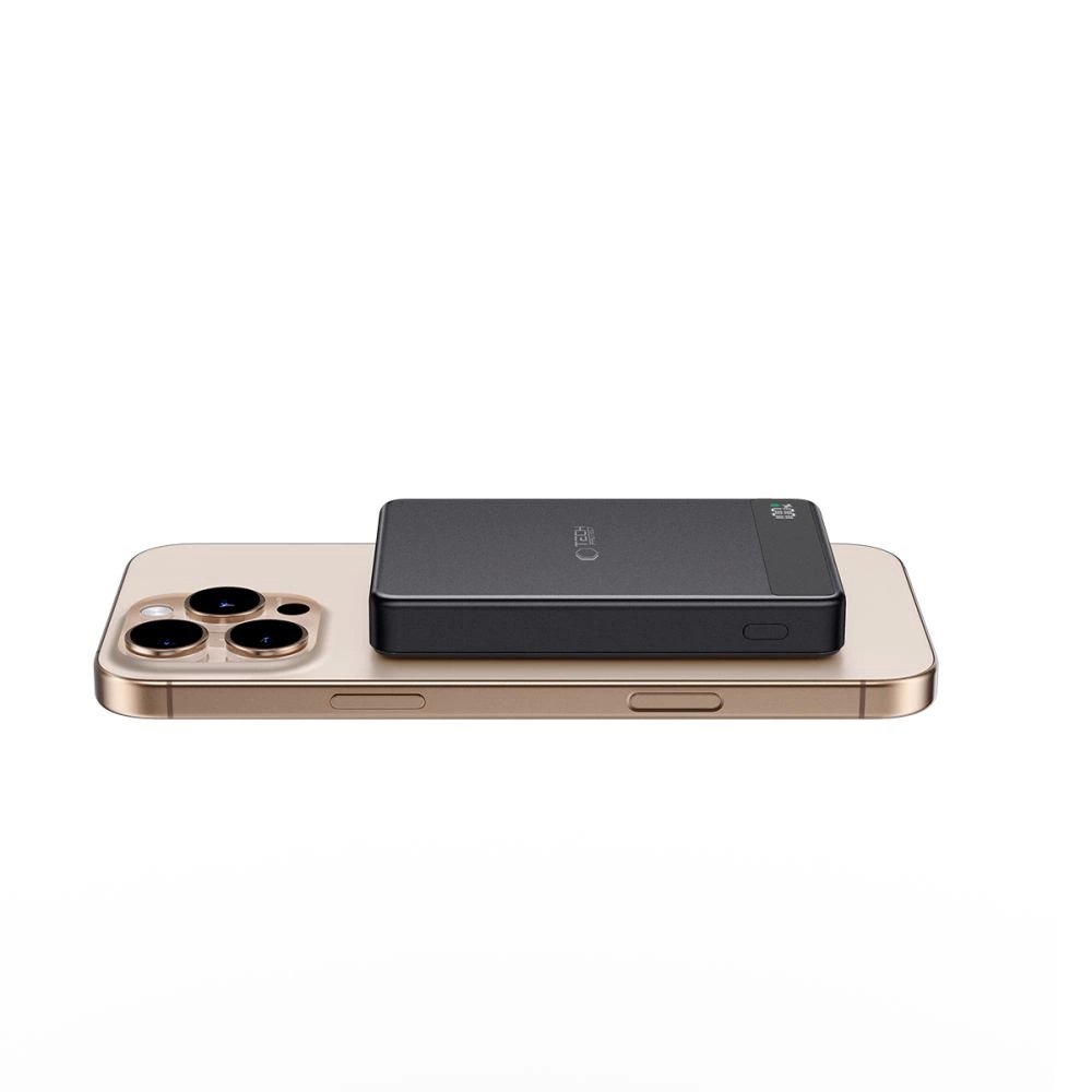 Tech-Protect PB33 LifeMag MagSafe Powerbank 5000mAh – juodas 2 Tech-Protect PB33 LifeMag MagSafe Powerbank 5000mAh – juodas 2