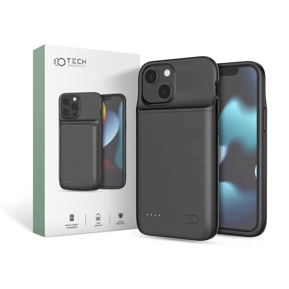 Tech-Protect PowerCase dėklas iPhone 12 mini / 13 mini4700mAh power bank - Juodas Tech-Protect PowerCase dėklas iPhone 12 mini / 13 mini4700mAh power bank - Juodas
