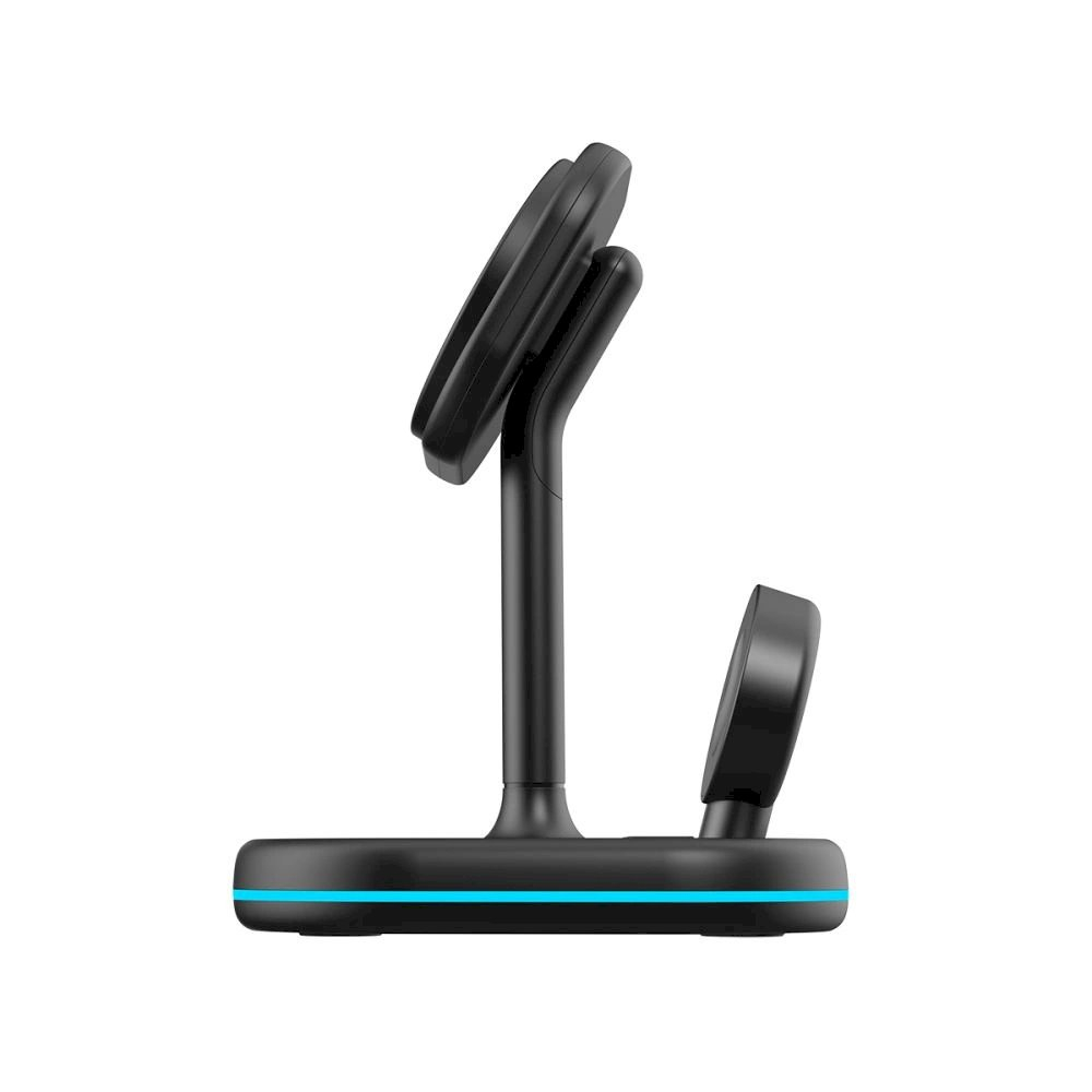 Tech-Protect QI15W-A27 3in1 inductive Įkroviklis standMagSafe smartphone / Apple Watch / AirPods - Juodas 3 Tech-Protect QI15W-A27 3in1 inductive Įkroviklis standMagSafe smartphone / Apple Watch / AirPods - Juodas 3