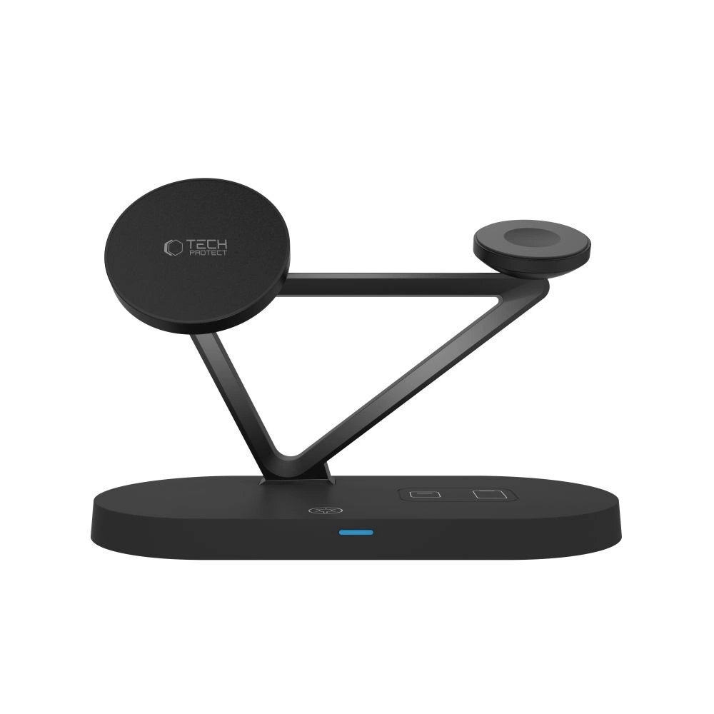 Belaidis įkroviklis Tech-Protect QI15W-A41 3in1 su MagSafe Apple įrenginiams – juodas 3 Belaidis įkroviklis Tech-Protect QI15W-A41 3in1 su MagSafe Apple įrenginiams – juodas 3