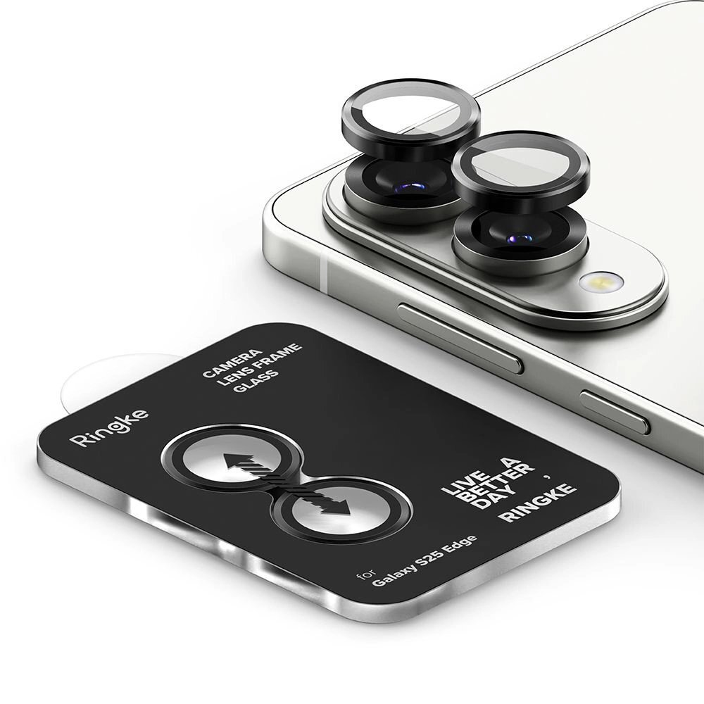 Samsung Galaxy S25 Edge Tech-Protect Quick Set+ grūdintas stiklas – skaidrus 2