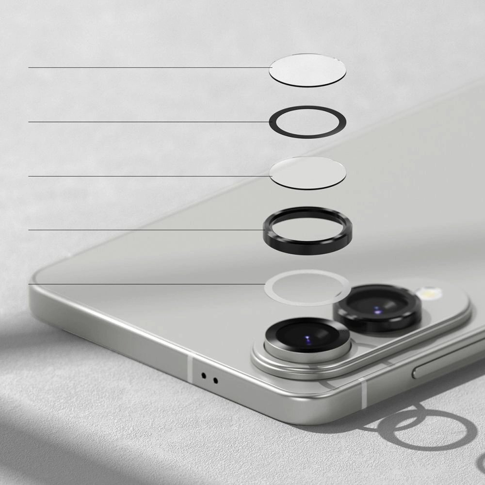 Samsung Galaxy S25 Edge Tech-Protect Quick Set+ grūdintas stiklas – skaidrus 3