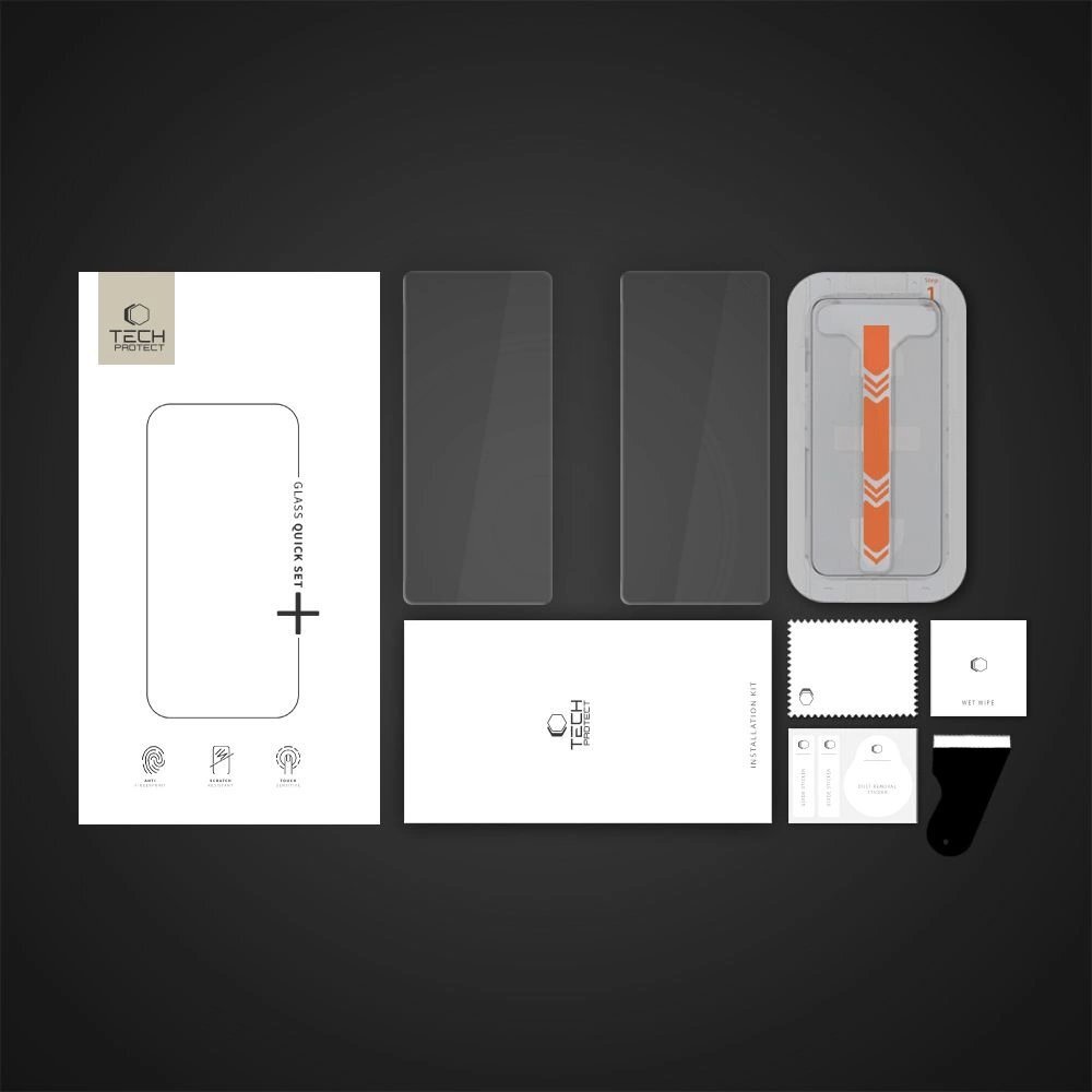 Samsung Galaxy S25 Ultra Tech-Protect Quick Set+ grūdintas stiklas – skaidrus 5 Samsung Galaxy S25 Ultra Tech-Protect Quick Set+ grūdintas stiklas – skaidrus 5