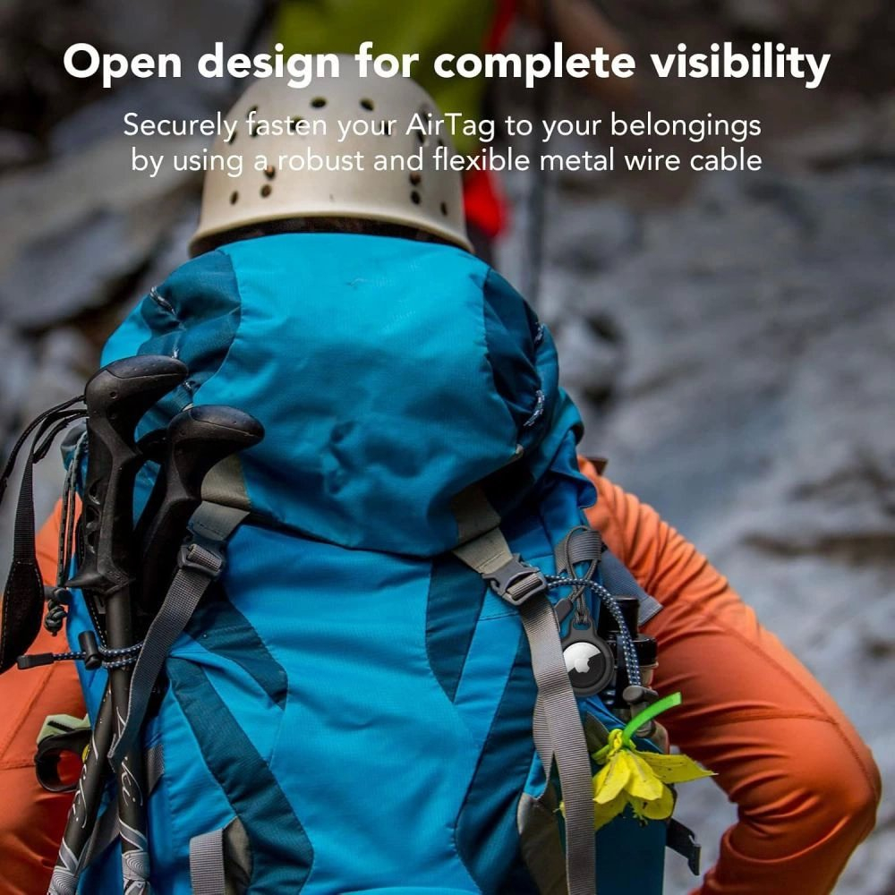 Tech-Protect Rough 2-pack Dėklas Apple AirTag - Juodas 6 Tech-Protect Rough 2-pack Dėklas Apple AirTag - Juodas 6