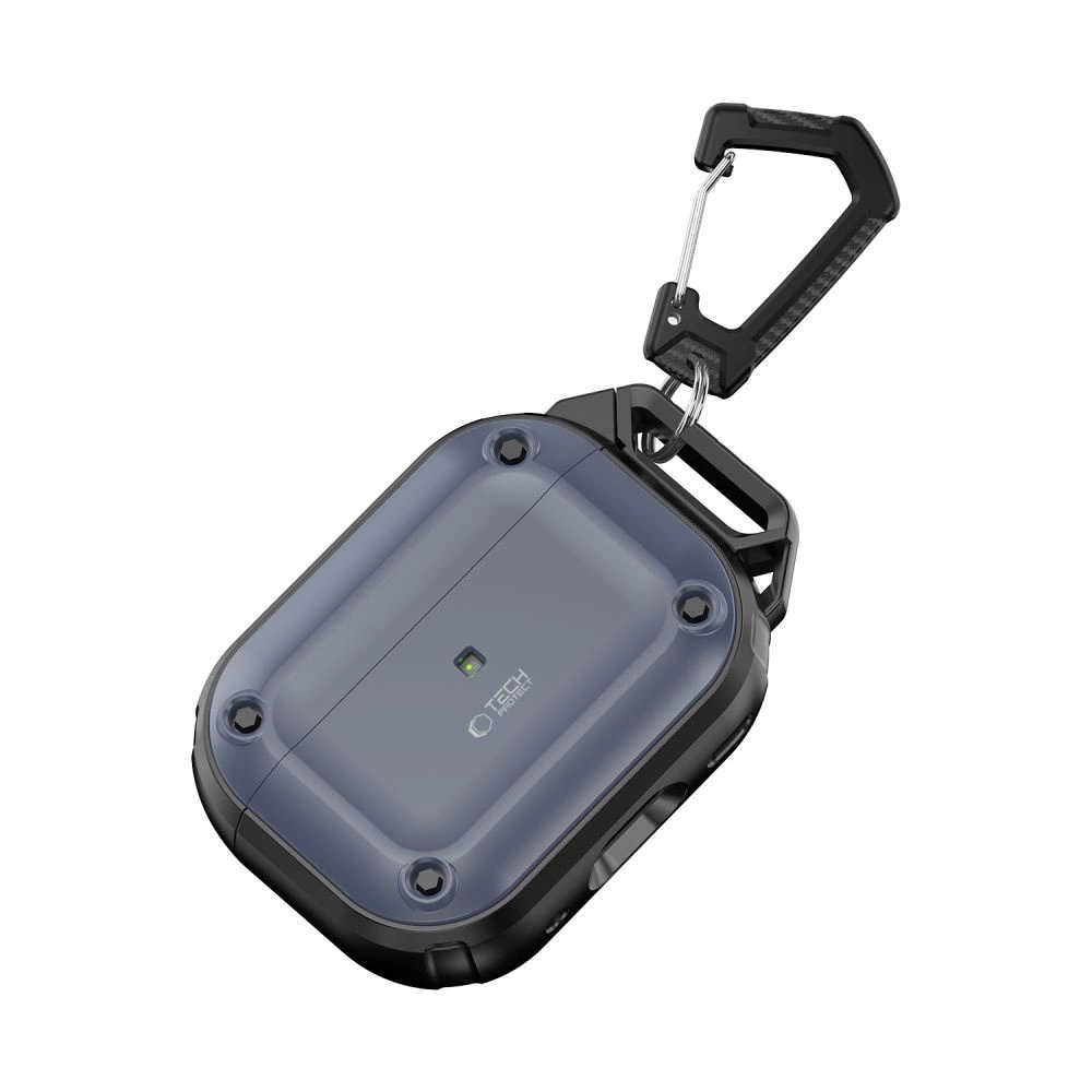 Dėklas Tech-Protect Rough Hook Carabiner for Apple AirPods Pro 1 / 2 - Blue 4 Dėklas Tech-Protect Rough Hook Carabiner for Apple AirPods Pro 1 / 2 - Blue 4