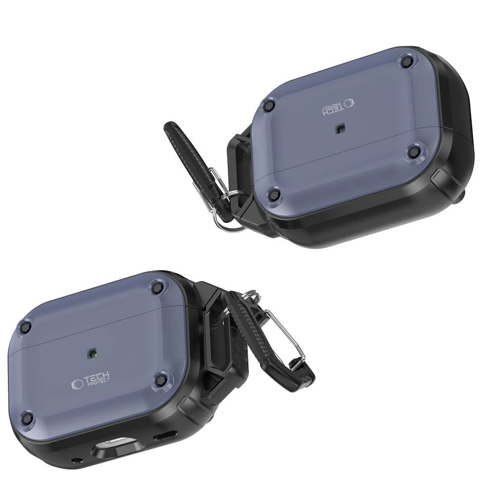 Dėklas Tech-Protect Rough Hook Carabiner for Apple AirPods Pro 1 / 2 - Blue 5 Dėklas Tech-Protect Rough Hook Carabiner for Apple AirPods Pro 1 / 2 - Blue 5