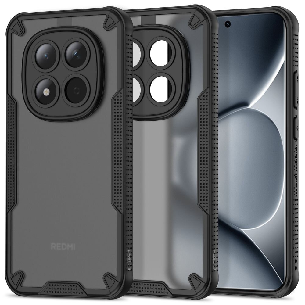 Xiaomi Poco M8 Pro / Redmi Note 15 Pro+ 5G Tech-Protect Rugged Shield dėklas – juodas Xiaomi Poco M8 Pro / Redmi Note 15 Pro+ 5G Tech-Protect Rugged Shield dėklas – juodas