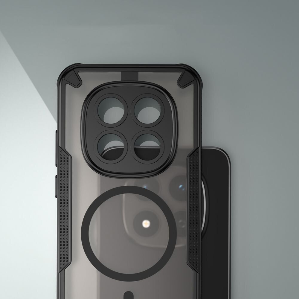 Xiaomi Redmi Note 15 Pro 5G Tech-Protect Rugged Shield MagSafe dėklas – juodas 3