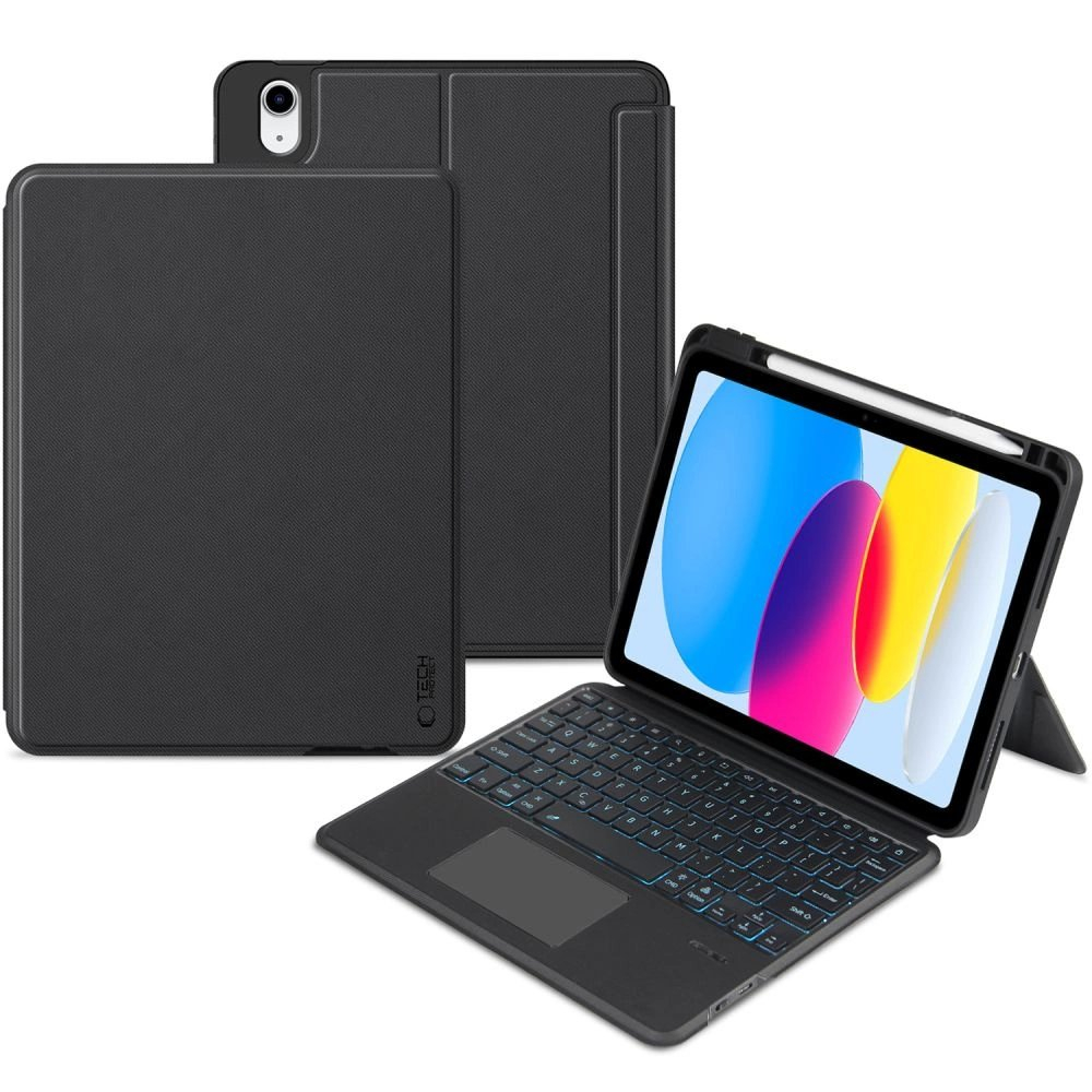 Dėklas Tech-Protect SC Mag Pen + Keyboard  iPad 10.9" 10th generation (2022) - Juodas Dėklas Tech-Protect SC Mag Pen + Keyboard  iPad 10.9" 10th generation (2022) - Juodas