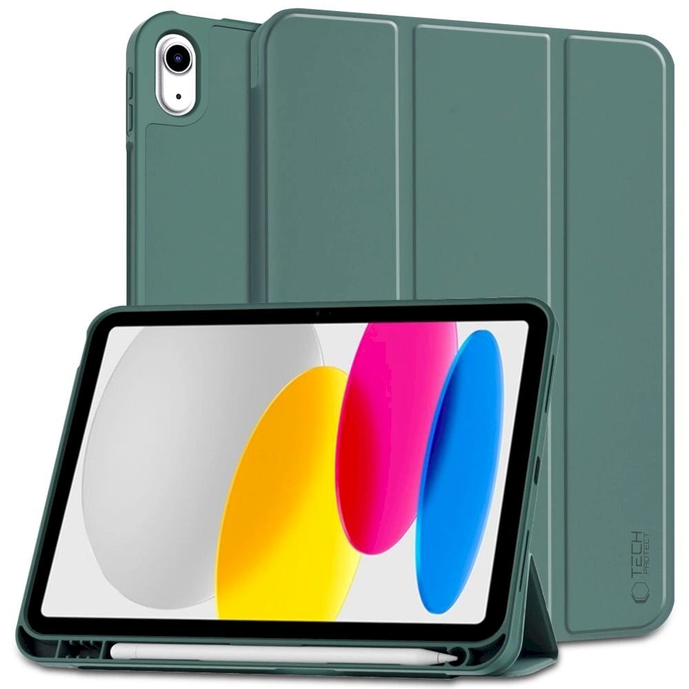 Tech-Protect SC Pen Dėklas iPad 10.9 2022 - žalias Tech-Protect SC Pen Dėklas iPad 10.9 2022 - žalias