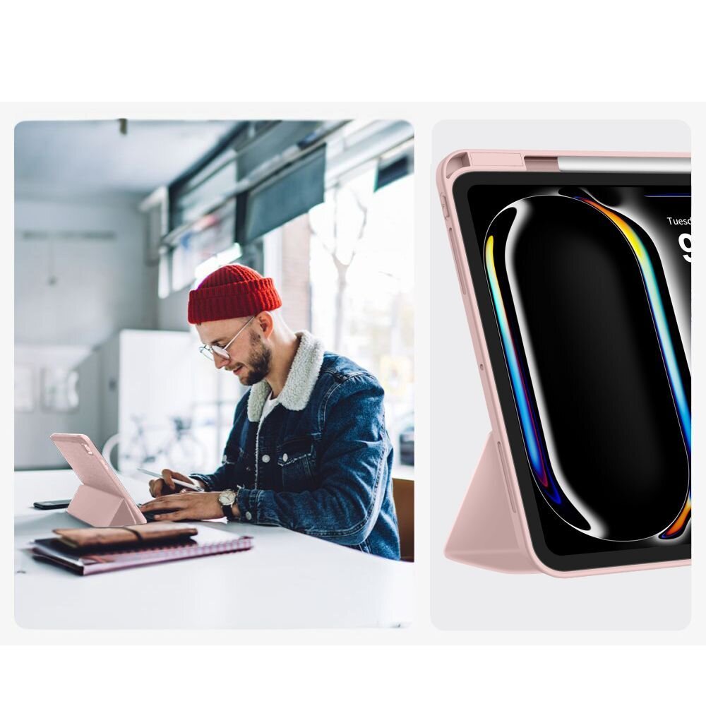 iPad Pro 11" (5 / 6 karta, 2024–2025) Tech-Protect SC Pen dėklas – rožinis 8 iPad Pro 11" (5 / 6 karta, 2024–2025) Tech-Protect SC Pen dėklas – rožinis 8