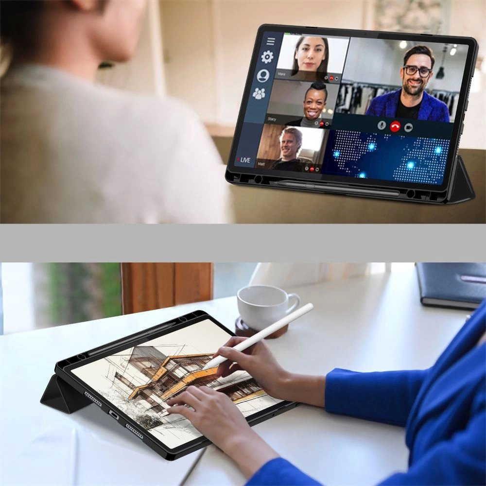 Lenovo Idea Tab Pro / Pro MT 12.7 TB-373 – Tech-Protect SC Pen dėklas - Juodas 6 Lenovo Idea Tab Pro / Pro MT 12.7 TB-373 – Tech-Protect SC Pen dėklas - Juodas 6
