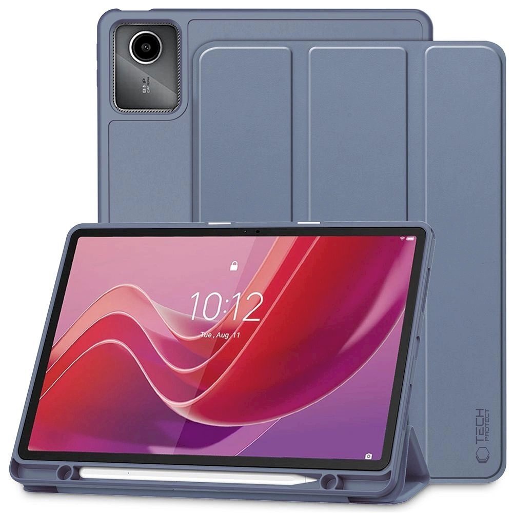 Tech-Protect SC Pen Dėklas Lenovo Tab M11 11 TB-330 - tamsiai violetinis Tech-Protect SC Pen Dėklas Lenovo Tab M11 11 TB-330 - tamsiai violetinis