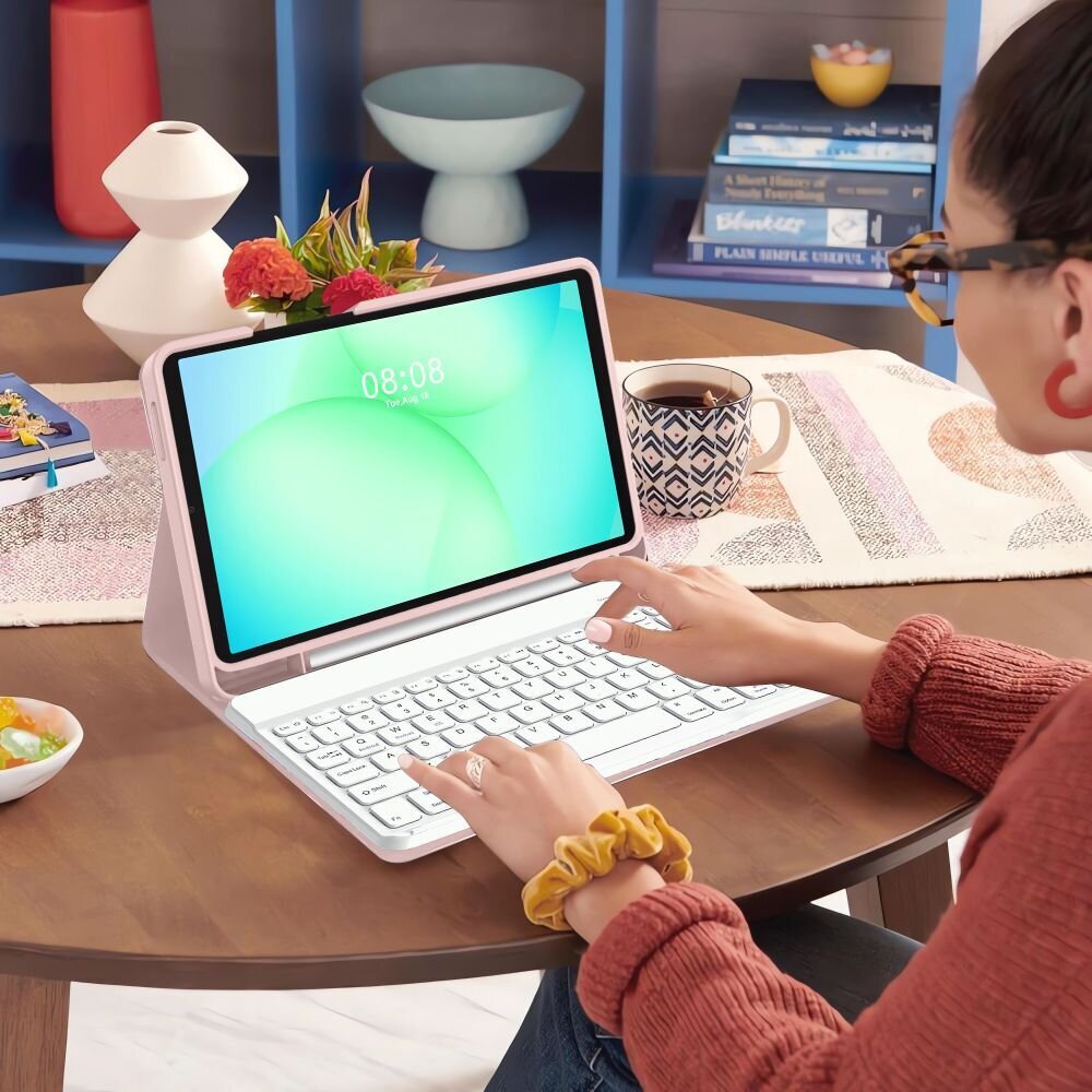 Samsung Galaxy Tab A9 / A11 8.7 (X110 / X115 / X133 / X135) Tech-Protect SC Pen dėklas – rožinis 6 Samsung Galaxy Tab A9 / A11 8.7 (X110 / X115 / X133 / X135) Tech-Protect SC Pen dėklas – rožinis 6