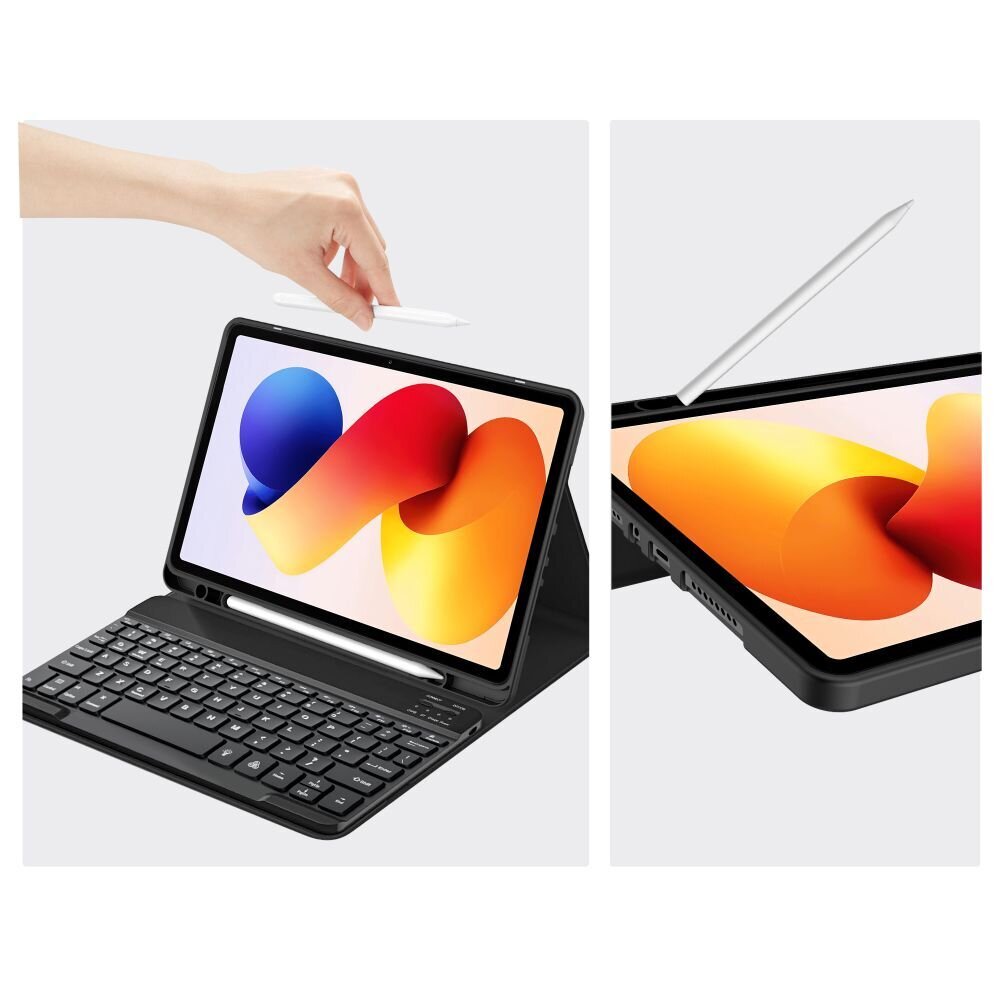 Xiaomi Poco Pad M1 / Redmi Pad 2 Pro 12.1 Tech-Protect SC Pen dėklas – juodas 2