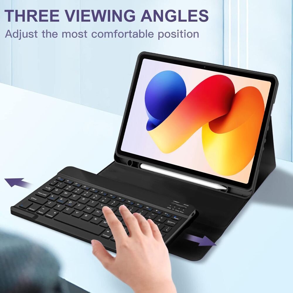 Xiaomi Poco Pad M1 / Redmi Pad 2 Pro 12.1 Tech-Protect SC Pen dėklas – juodas 9