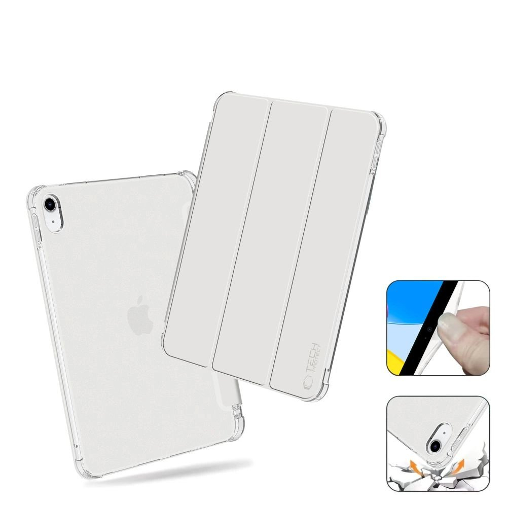 Tech-Protect SC Pen Hybrid Dėklas iPad 10 / 2022 - Pilkas - Permatomas 2 Tech-Protect SC Pen Hybrid Dėklas iPad 10 / 2022 - Pilkas - Permatomas 2