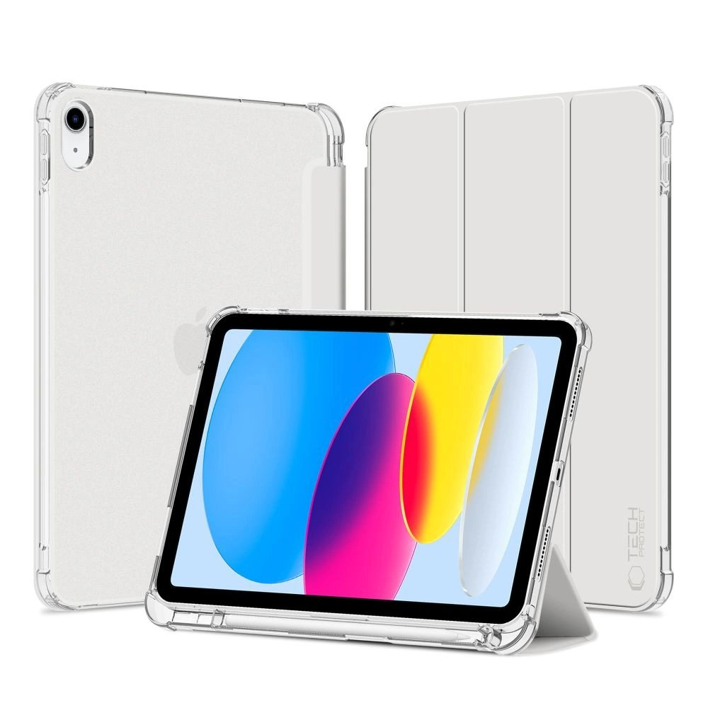Tech-Protect SC Pen Hybrid Dėklas iPad 10 / 2022 - Pilkas - Permatomas Tech-Protect SC Pen Hybrid Dėklas iPad 10 / 2022 - Pilkas - Permatomas