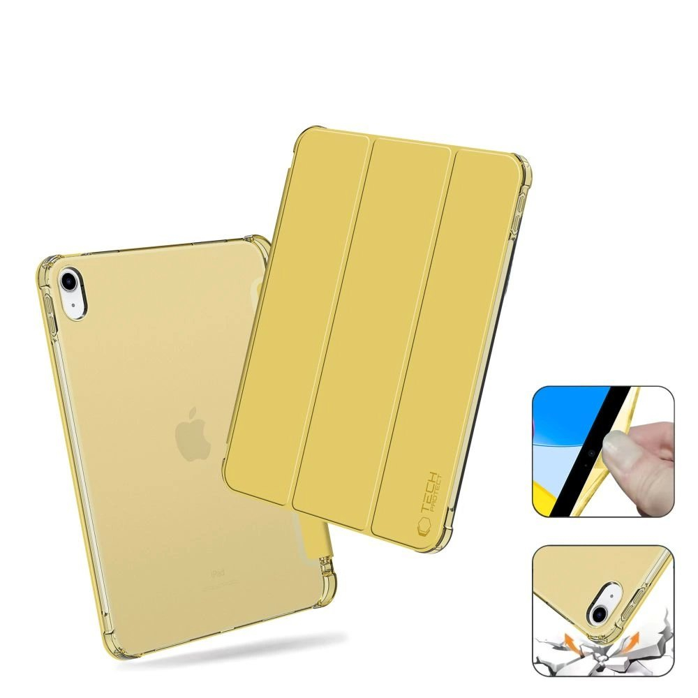 Tech-Protect SC Pen Hybrid Dėklas iPad 10 / 2022 - Yellow - Permatomas 2 Tech-Protect SC Pen Hybrid Dėklas iPad 10 / 2022 - Yellow - Permatomas 2