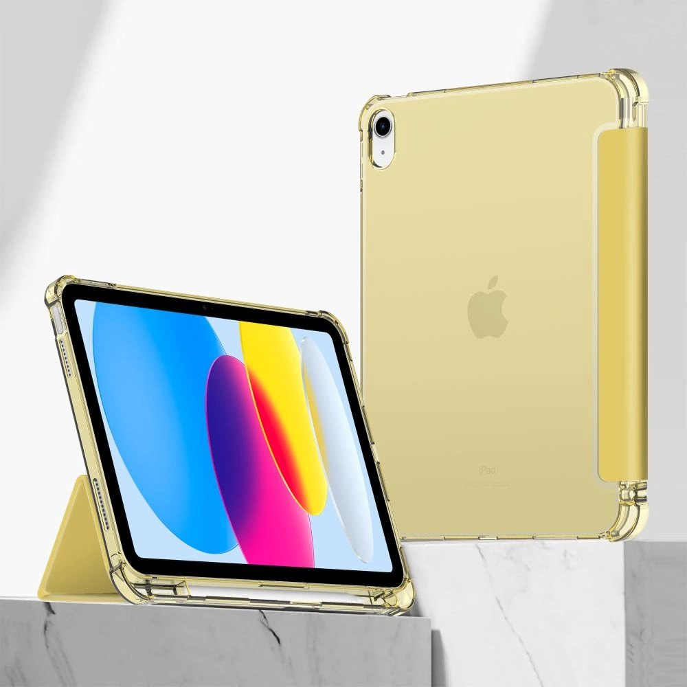 Tech-Protect SC Pen Hybrid Dėklas iPad 10 / 2022 - Yellow - Permatomas 3 Tech-Protect SC Pen Hybrid Dėklas iPad 10 / 2022 - Yellow - Permatomas 3