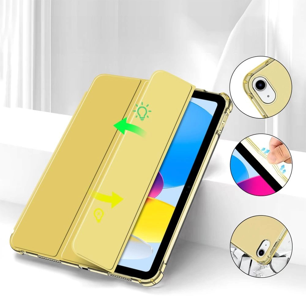 Tech-Protect SC Pen Hybrid Dėklas iPad 10 / 2022 - Yellow - Permatomas 4 Tech-Protect SC Pen Hybrid Dėklas iPad 10 / 2022 - Yellow - Permatomas 4