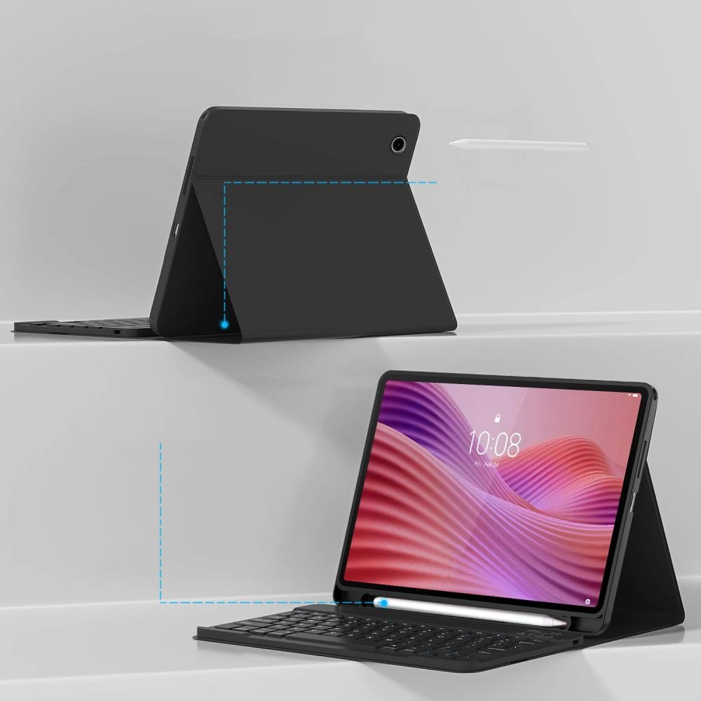 Lenovo Tab 10.1 TB-311 – Tech-Protect SC Pen + Keyboard dėklas - Juodas 3
