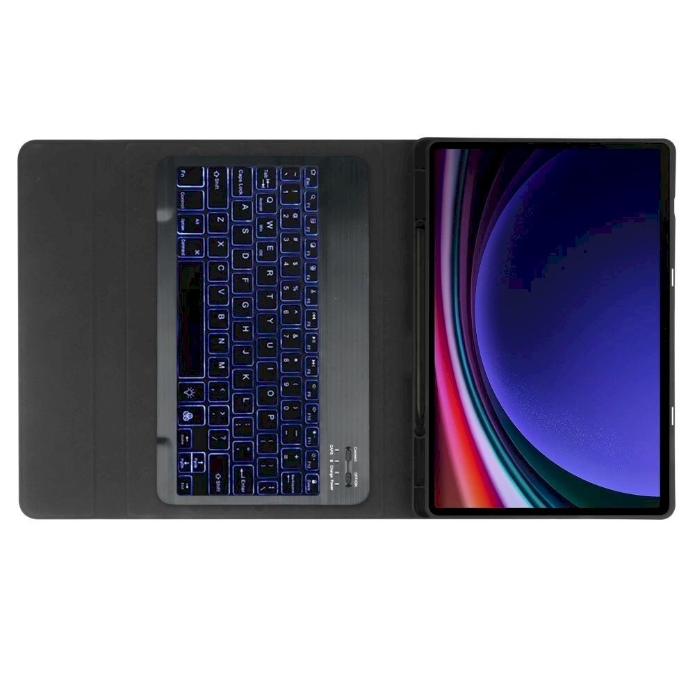 Tech-Protect SC Pen + Keyboard Dėklas klaviatūra Samsung Galaxy Tab S9 FE 10.9 X510 / X516B - Juodas 4 Tech-Protect SC Pen + Keyboard Dėklas klaviatūra Samsung Galaxy Tab S9 FE 10.9 X510 / X516B - Juodas 4