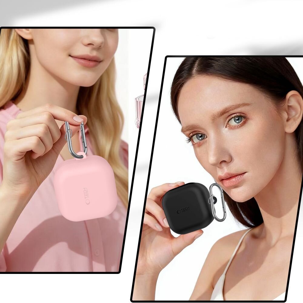 Samsung Galaxy Buds 4 / 4 Pro Tech-Protect Silicone Hook dėklas – tamsiai mėlynas 6