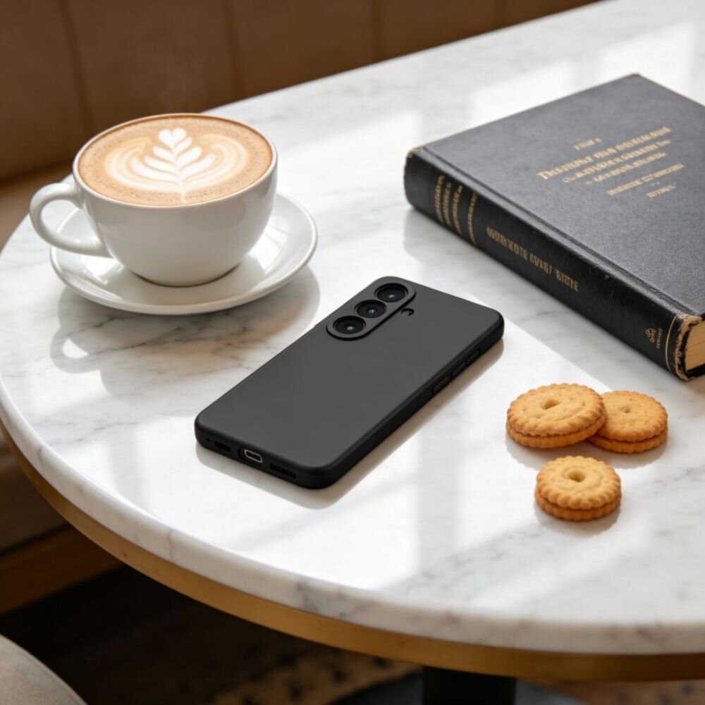 Samsung Galaxy S26+ Tech-Protect Silicone MagSafe dėklas – juodas 1 Samsung Galaxy S26+ Tech-Protect Silicone MagSafe dėklas – juodas 1