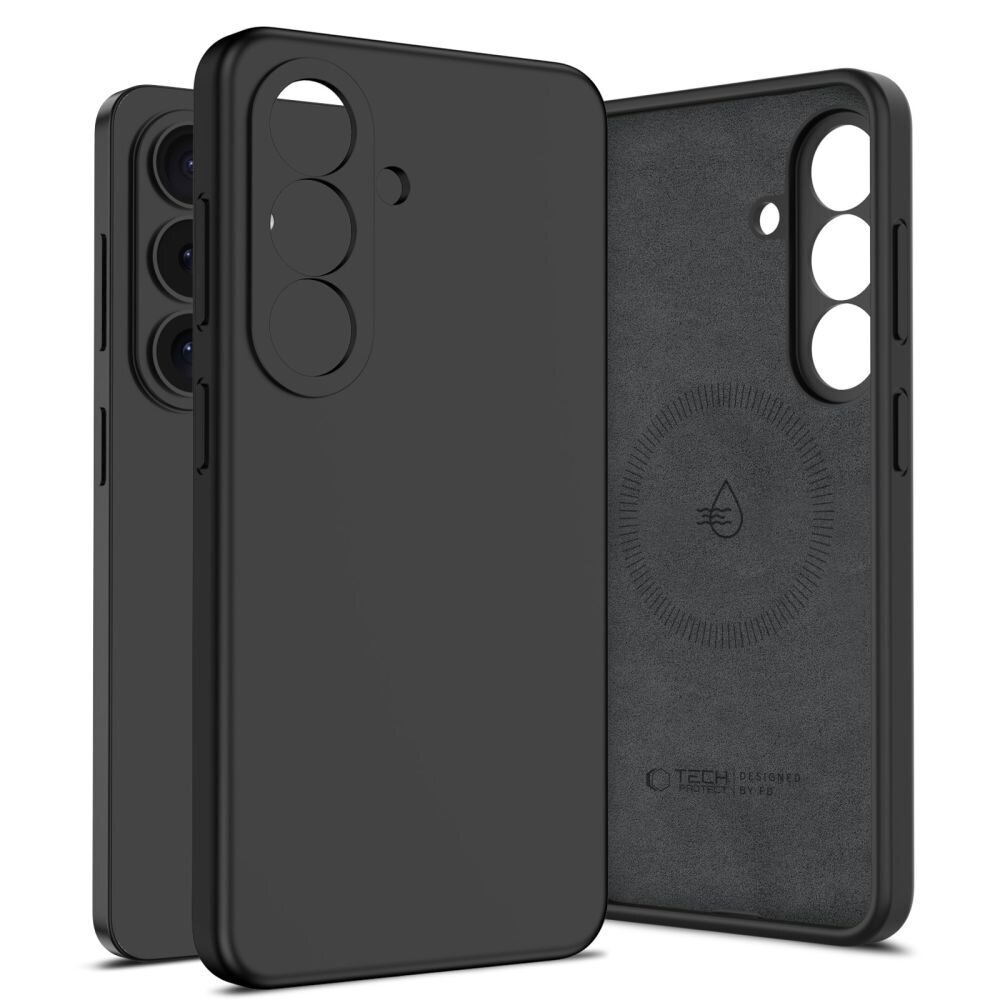 Samsung Galaxy S26 Tech-Protect Silicone MagSafe dėklas – juodas 1 Samsung Galaxy S26 Tech-Protect Silicone MagSafe dėklas – juodas 1