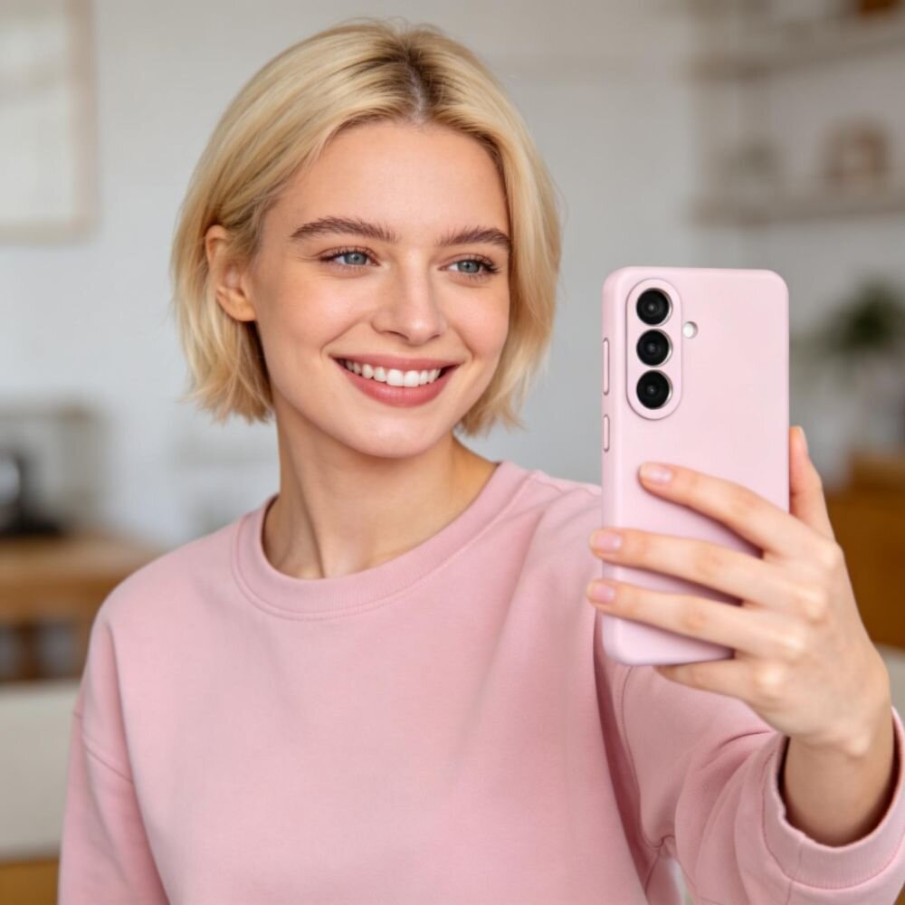 Samsung Galaxy S26+ Tech-Protect Silicone MagSafe dėklas – rožinis 3