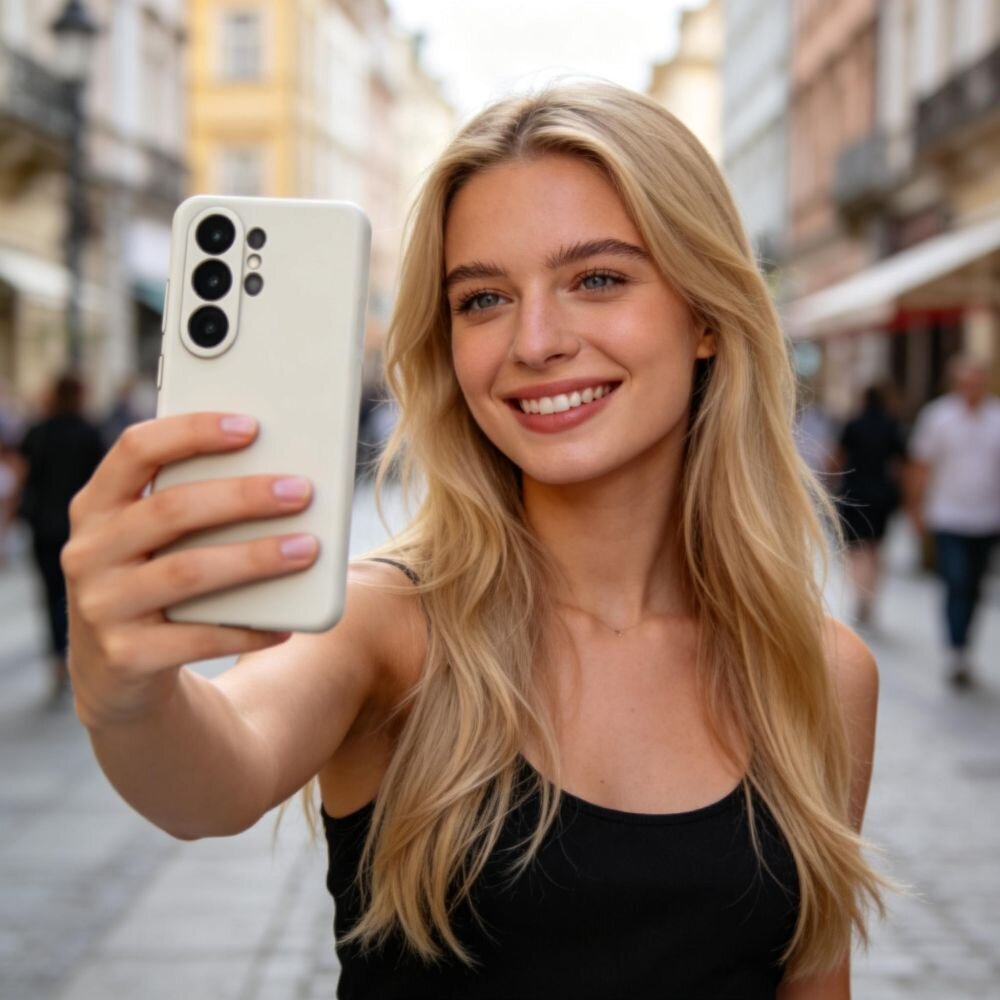 Samsung Galaxy S26 Ultra Tech-Protect Silicone MagSafe dėklas – smėlinis 3