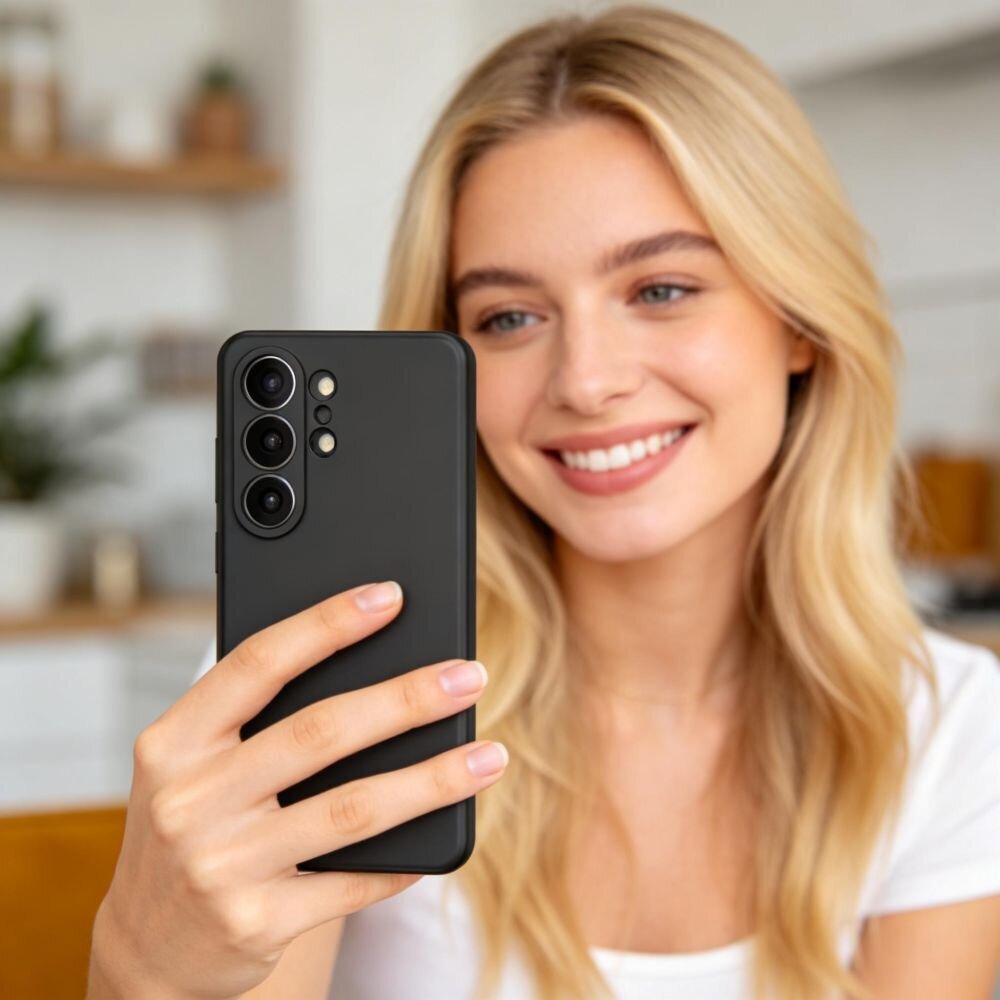 Samsung Galaxy S26 Ultra Tech-Protect Silicone MagSafe dėklas – juodas 3