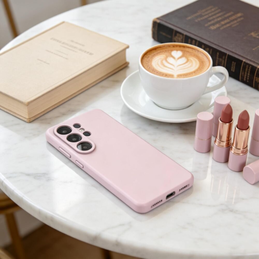 Samsung Galaxy S26 Ultra Tech-Protect Silicone MagSafe dėklas – rožinis 2