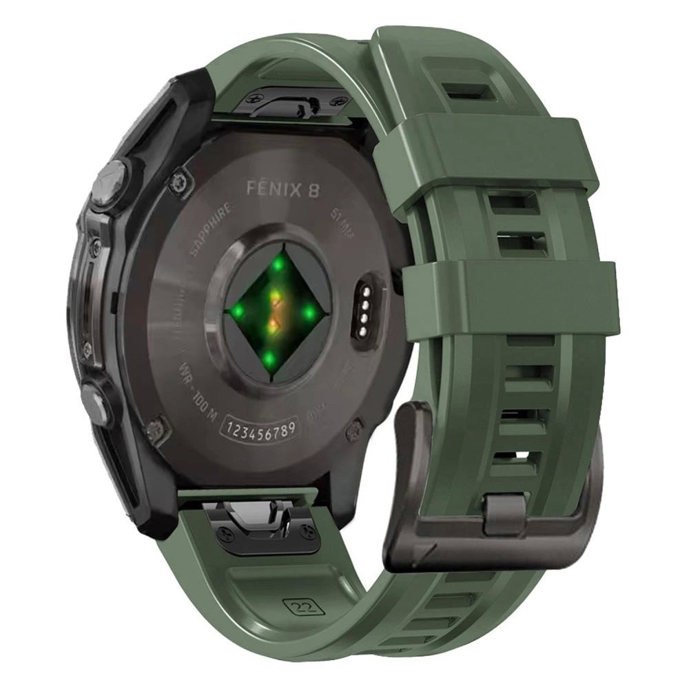 Tech-Protect Silicone Apyrankė Garmin Fenix 5S / 5S PLUS / 6S / 6S Pro / 7S / 8 (43MM) - Žalias 1 Tech-Protect Silicone Apyrankė Garmin Fenix 5S / 5S PLUS / 6S / 6S Pro / 7S / 8 (43MM) - Žalias 1