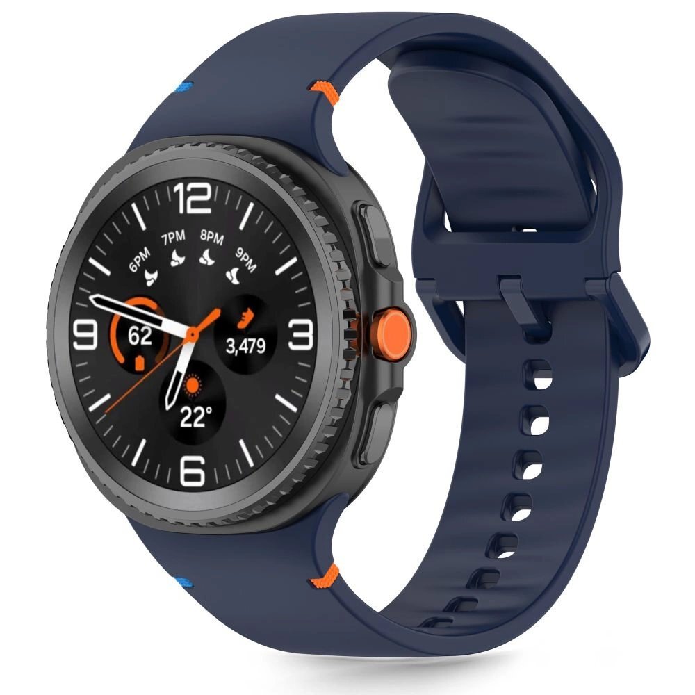 Samsung Galaxy Watch 40/44/46 mm Tech-Protect Silicone silikoninis dirželis – tamsiai mėlynas Samsung Galaxy Watch 40/44/46 mm Tech-Protect Silicone silikoninis dirželis – tamsiai mėlynas
