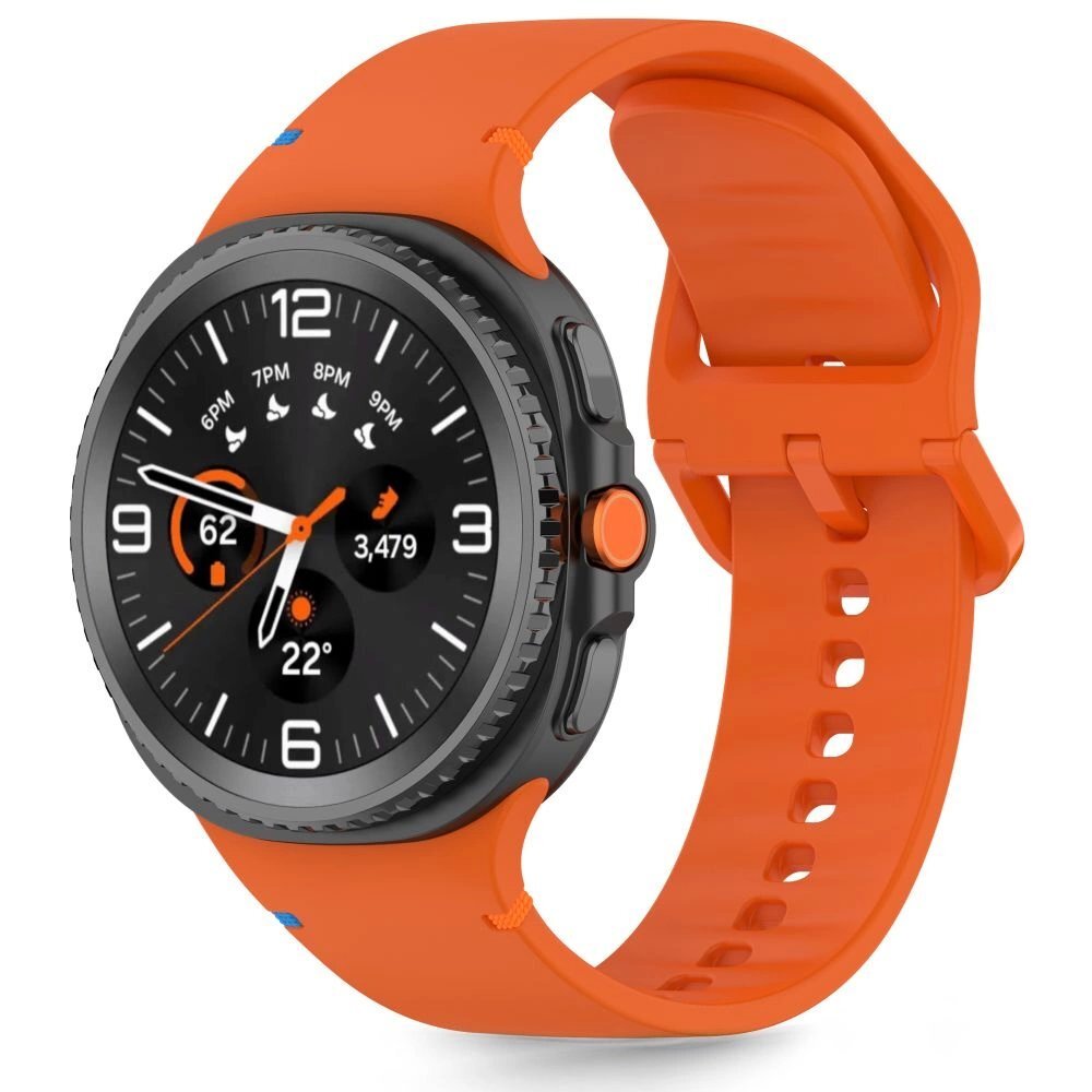 Samsung Galaxy Watch 40/44/46 mm Tech-Protect Silicone silikoninis dirželis – oranžinis