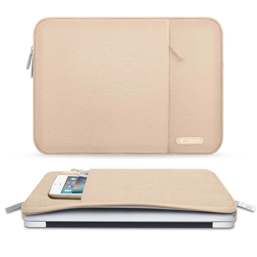 Dėklas Tech-Protect Sleeve Laptop 13-14 - Smėlinis 5 Dėklas Tech-Protect Sleeve Laptop 13-14 - Smėlinis 5