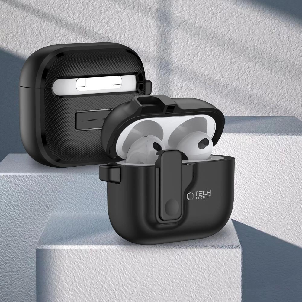 Tech-Protect Slim Hook Dėklas AirPods 4 - Juodas 2