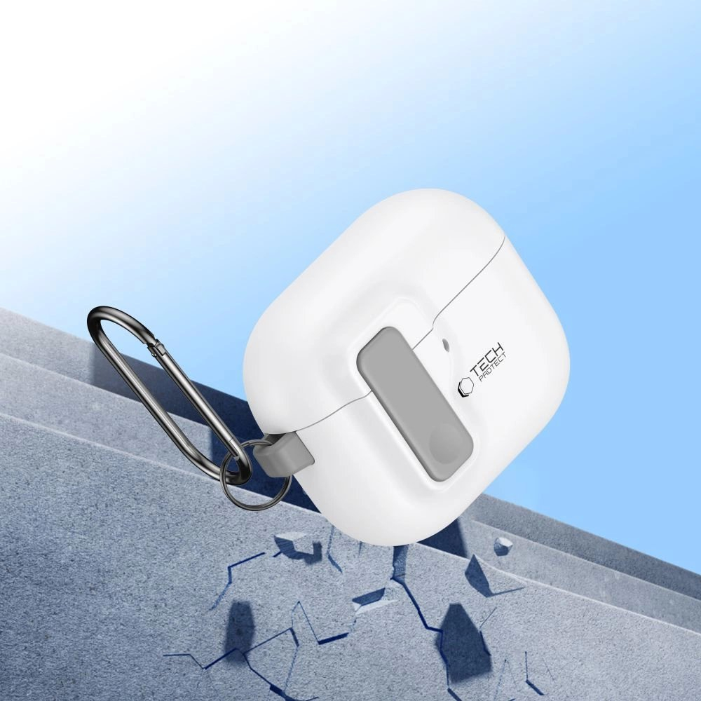 Tech-Protect Slim Hook Dėklas AirPods 4 - Baltas 5