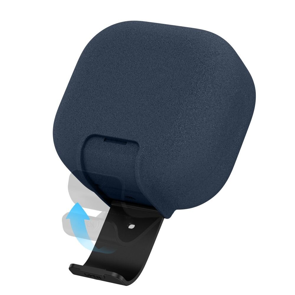 Samsung Galaxy Buds 4 / 4 Pro Tech-Protect Slim Hook dėklas – tamsiai mėlynas 4 Samsung Galaxy Buds 4 / 4 Pro Tech-Protect Slim Hook dėklas – tamsiai mėlynas 4