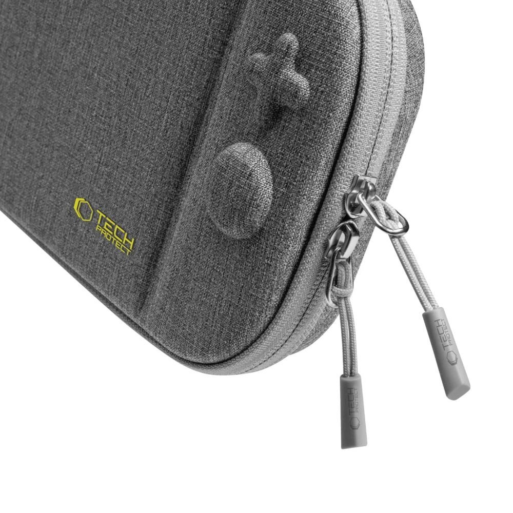 Nintendo Switch 2 dėklas Tech-Protect Slim Pouch – pilkas 6