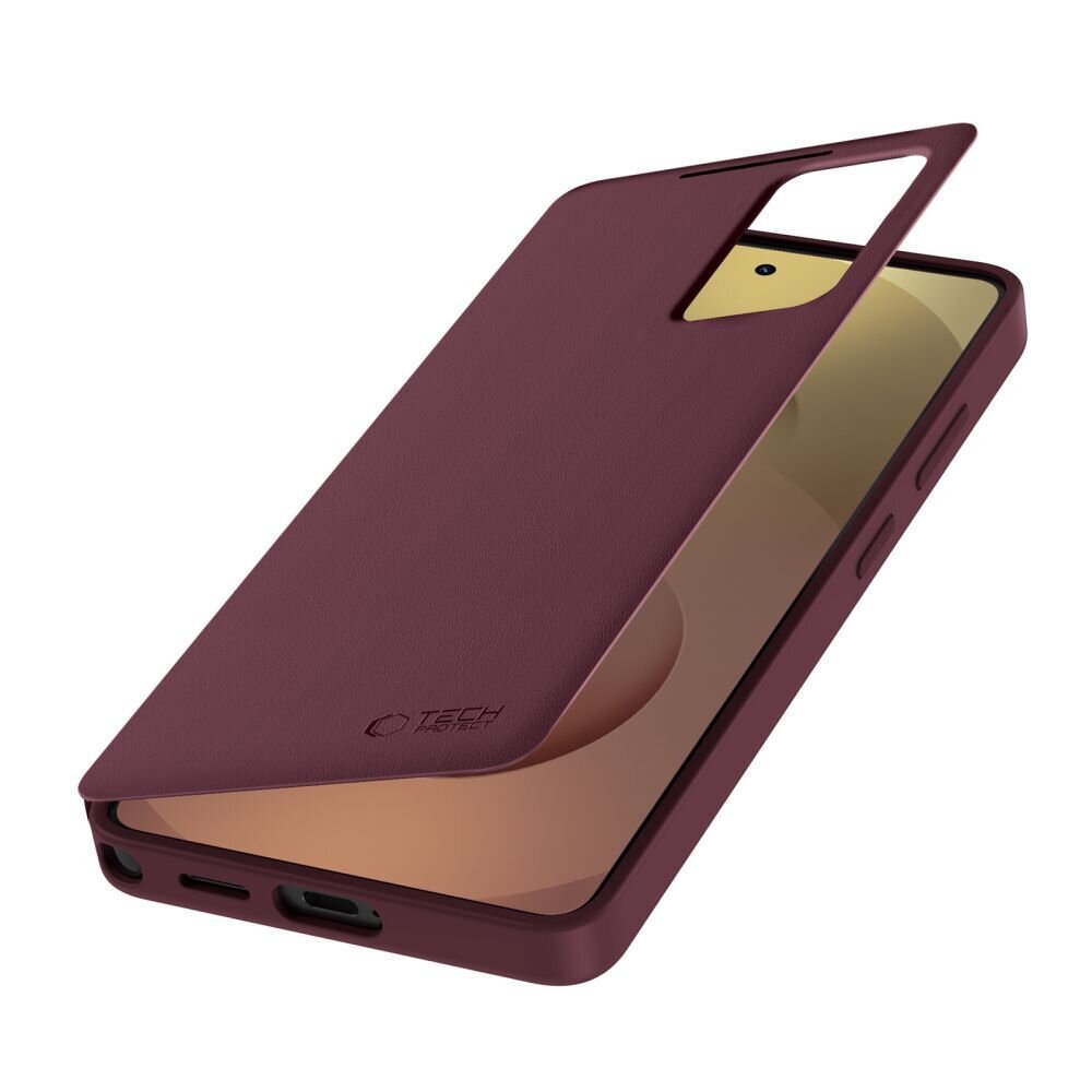 Samsung Galaxy S26 Ultra Tech-Protect Smart Wallet dėklas – bordo 2